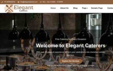 Elegant Caterers (screenshot desktop)
