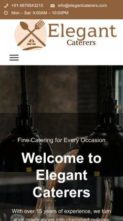 Elegant Caterers (screenshot mobile)