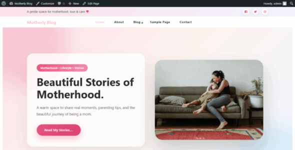 Motherly Blog (CA WP Themes)