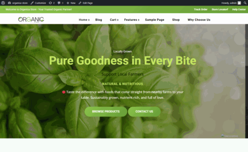 Organica Store Pro (CA WP Themes)