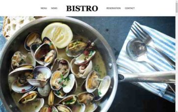 CT Bistro (screenshot desktop)