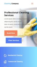 Screenshot Mobile ET Cleaning Company (screenshot mobile)