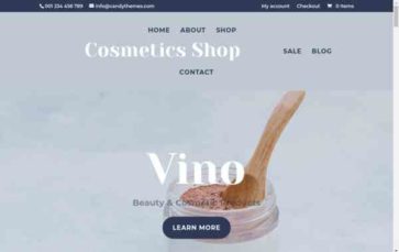 ET Cosmetics Shop (screenshot desktop)
