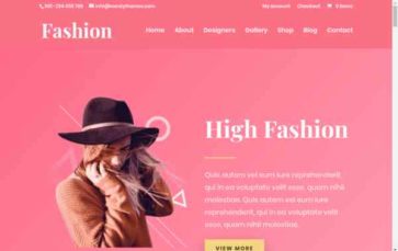 Screenshot Desktop ET Fashion (Candy Themes) - (screenshot desktop)