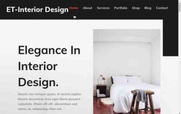 Screenshot Desktop ET Interior Design (screenshot desktop)