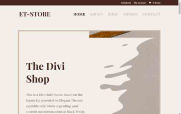 ET Store (screenshot desktop)