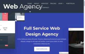ET Web Agency (screenshot desktop)