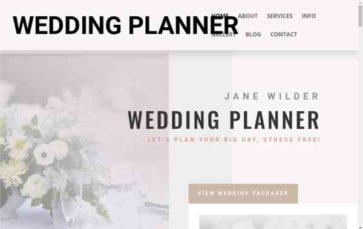 ET Wedding Planner (screenshot desktop)