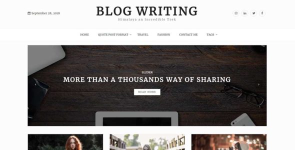 Blog Writing (Canyon Themes)