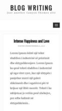 Blog Writing (screenshot mobile)