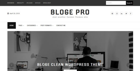 Bloge Pro (Canyon Themes)