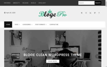 Bloge Pro (screenshot desktop)