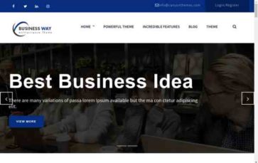 Business Way (screenshot desktop)