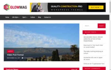 GlowMag Plus (screenshot desktop)