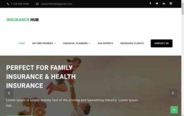 Insurance Hub (screenshot desktop)