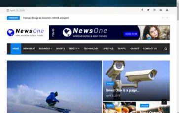 Screenshot Desktop News One (screenshot desktop)