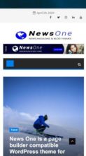 Screenshot Mobile News One (screenshot mobile)