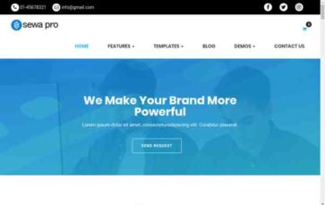 Sewa Pro (screenshot desktop)