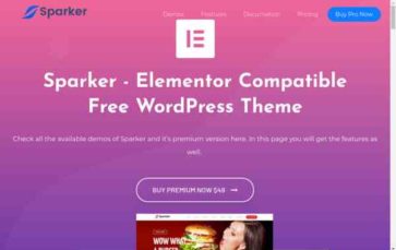 Sparker Pro (screenshot desktop)