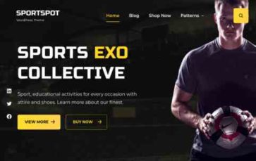 Sportspot (screenshot desktop)
