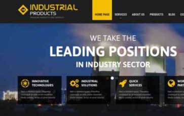 Industrial WP (screenshot desktop)