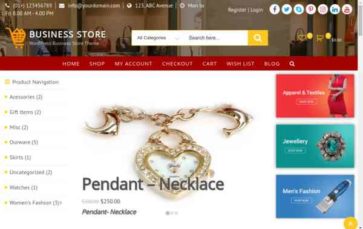 Business Store Pro (screenshot desktop)