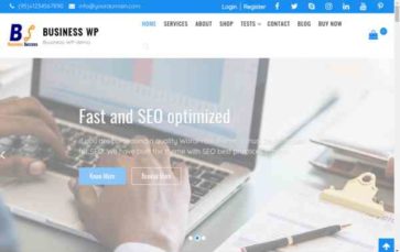 Business WP Pro (screenshot desktop)