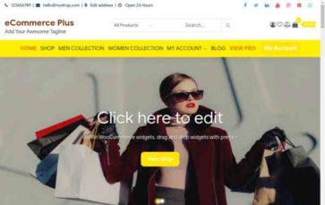 eCommerce Plus Pro (screenshot desktop)