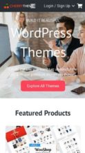 CherryTheme (screenshot mobile)