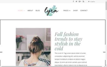 Lyra (CIRQUA Themes) - (screenshot desktop)