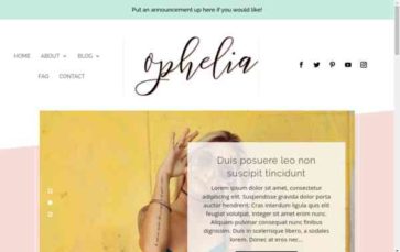Ophelia (CIRQUA Themes) (screenshot desktop)