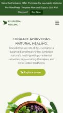 Ayurvedic Medicine Pro (screenshot mobile)