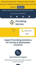 Classic Plumbing Services Pro (screenshot mobile)