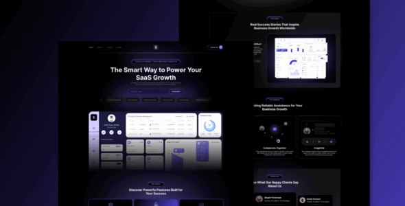 Classic SaaS Company Pro (Classic Templates)