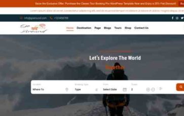 Classic Tour Booking Pro (screenshot desktop)