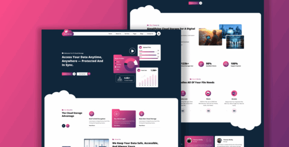 Cloud Storage Services Pro (Classic Templates)