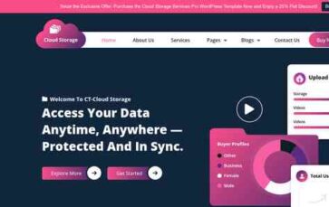 Cloud Storage Services Pro (screenshot desktop)