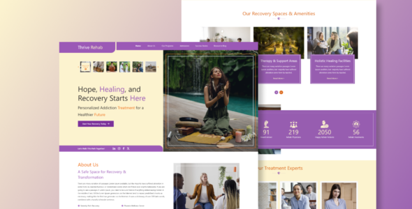 Rehab Center Pro (Classic Templates)