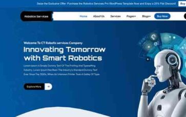 Robotics Services Pro (screenshot desktop)