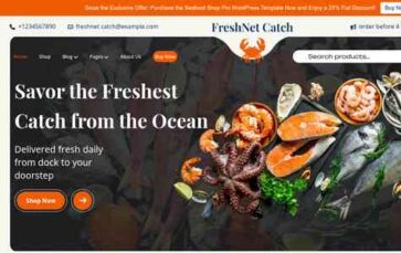 Seafood Shop Pro (screenshot desktop)