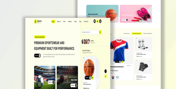 Sports Outlet Pro (Classic Templates)