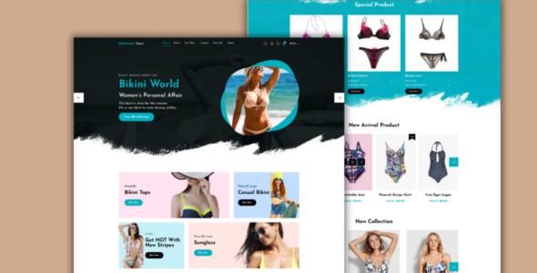 Swimwear Shop Pro (Classic Templates)