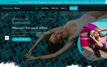Swimwear Shop Pro (screenshot desktop)
