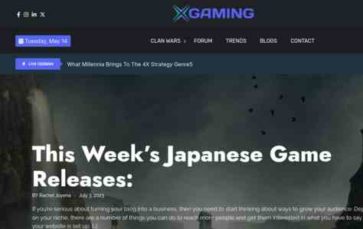 Gaming News (screenshot desktop)