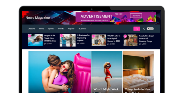 News MagazineX (Code Work Web)
