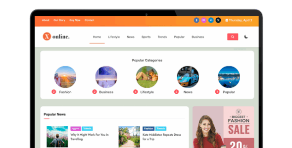 Xews Blog (Code Work Web)