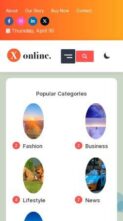 Xews Blog (screenshot mobile)