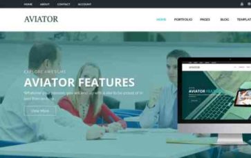 Aviator (screenshot desktop)