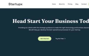 Startupx (screenshot desktop)