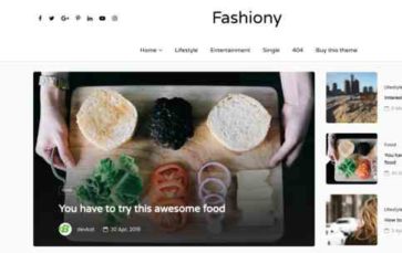 Fashiony (screenshot desktop)